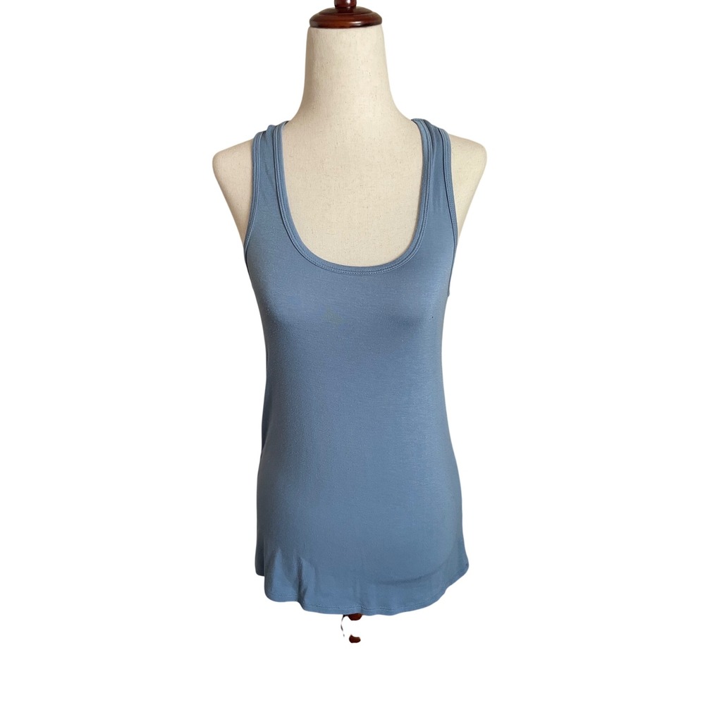 Free Fly Bamboo Motion Racerback Tank Top XS Blue Gorpcore Activewear breathable
